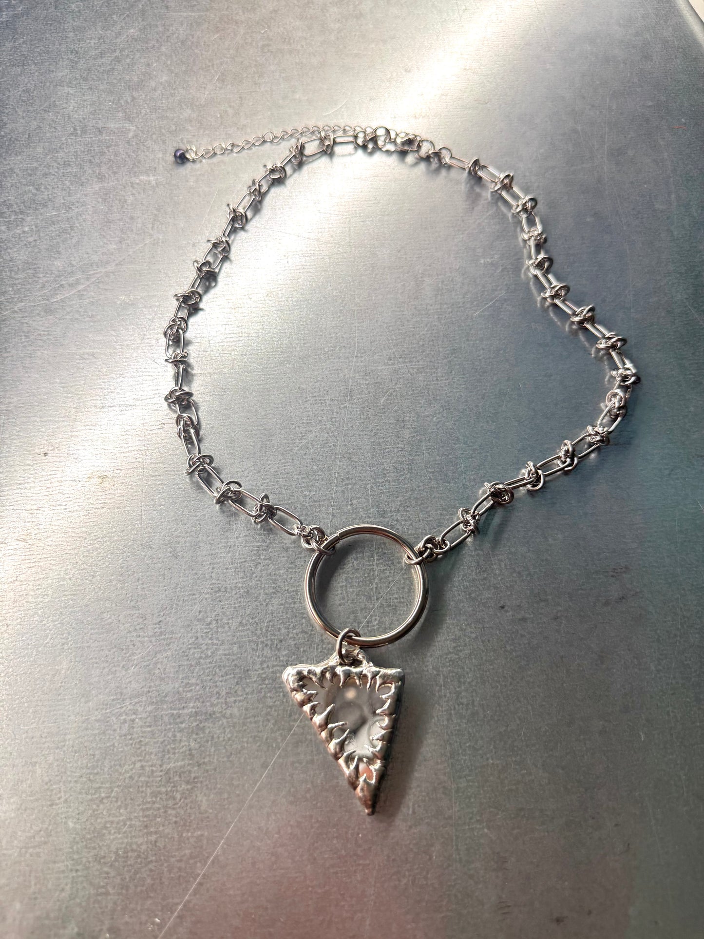 Mirror Bhoks | soldered Necklace