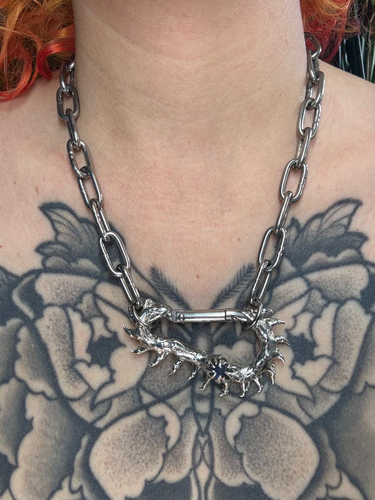 Gungan | soldered Carabiner Necklace