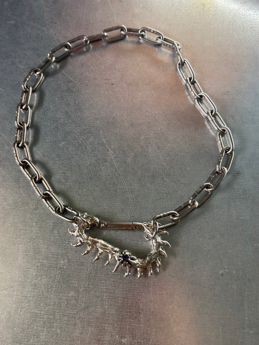 Gungan | soldered Carabiner Necklace