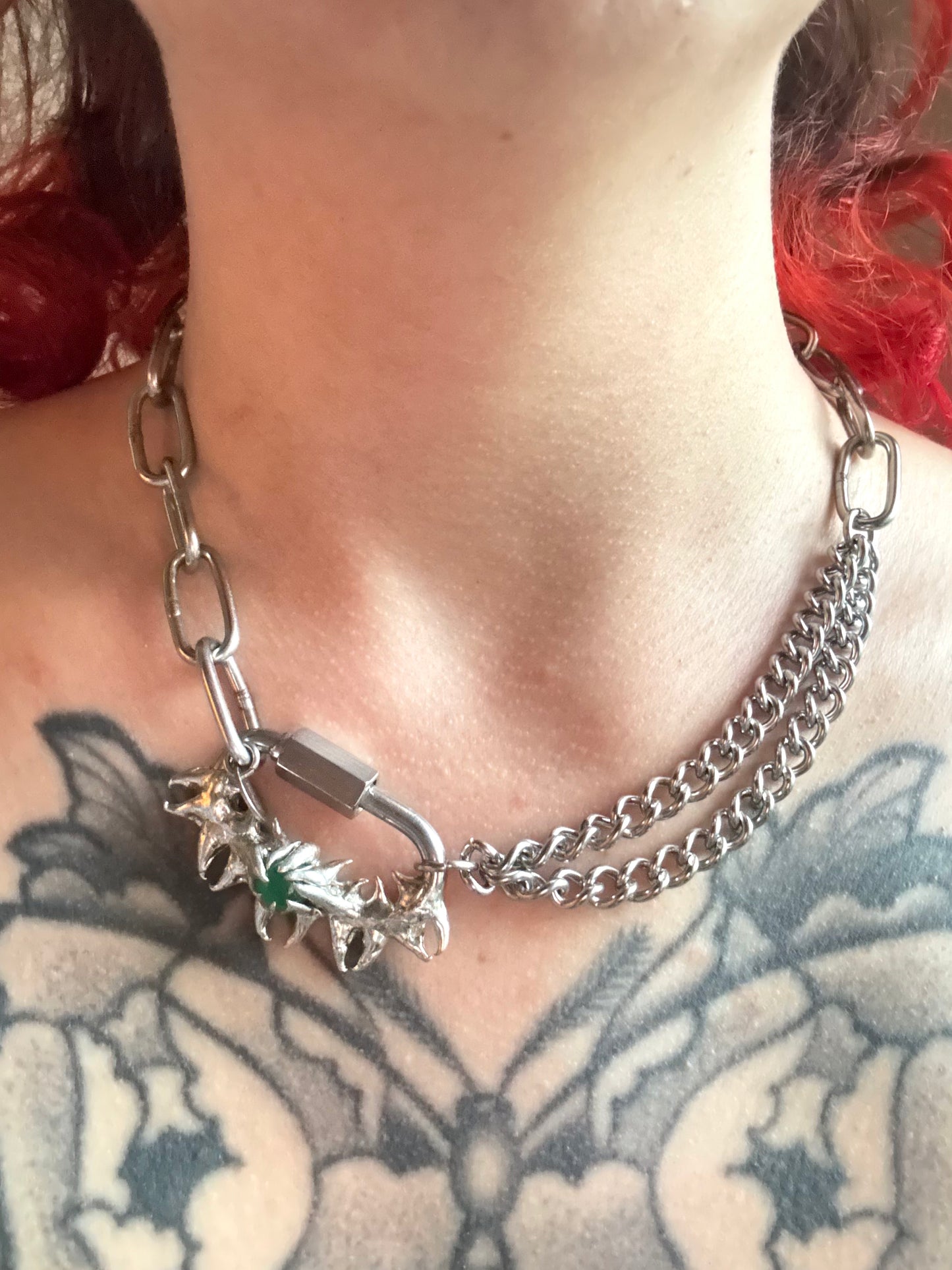 Aelea | soldered Carabiner Necklace