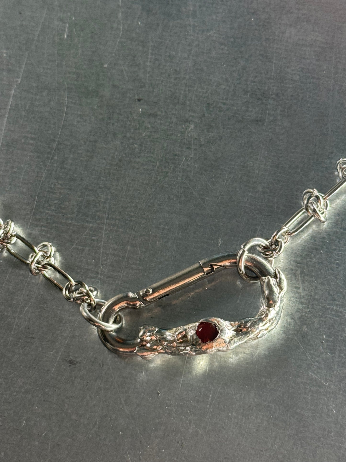 Urax | soldered Carabiner Necklace