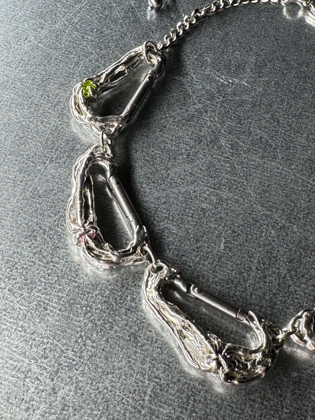 Brezak | soldered Carabiner Necklace