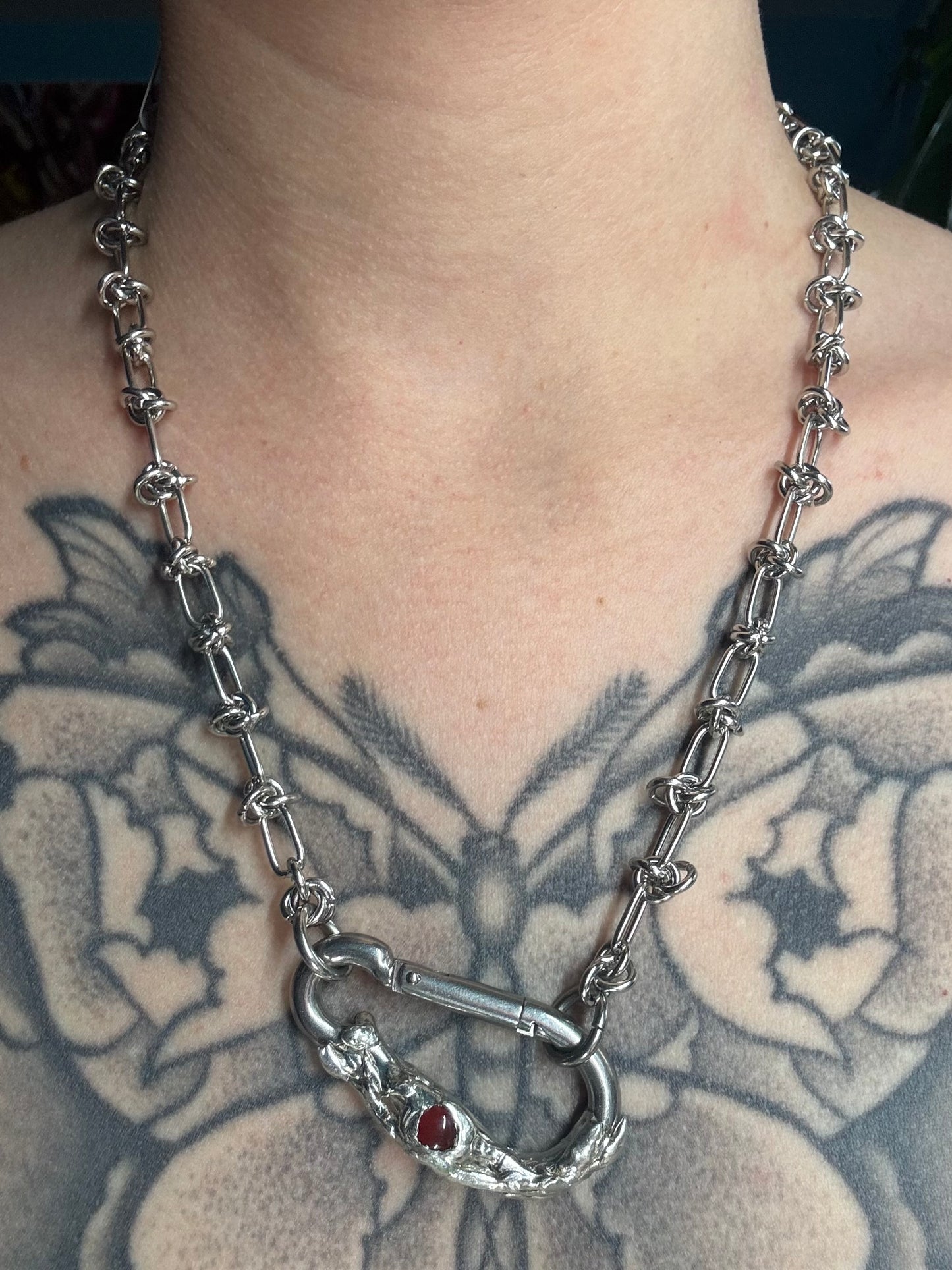 Urax | soldered Carabiner Necklace