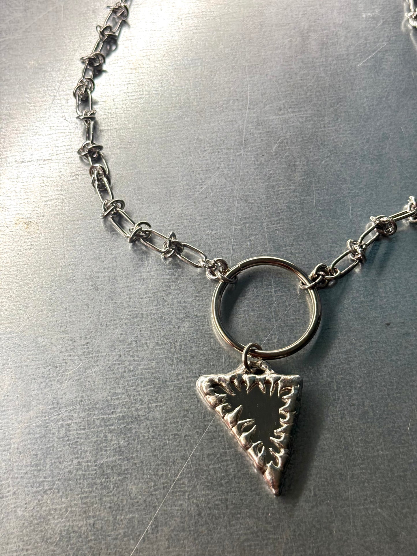Mirror Bhoks | soldered Necklace