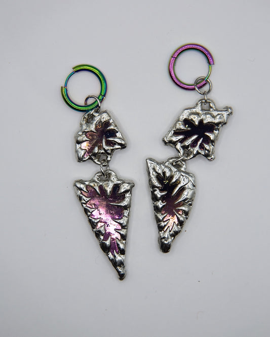 Stained Glass Collection: Hoolaha | soldered Earring