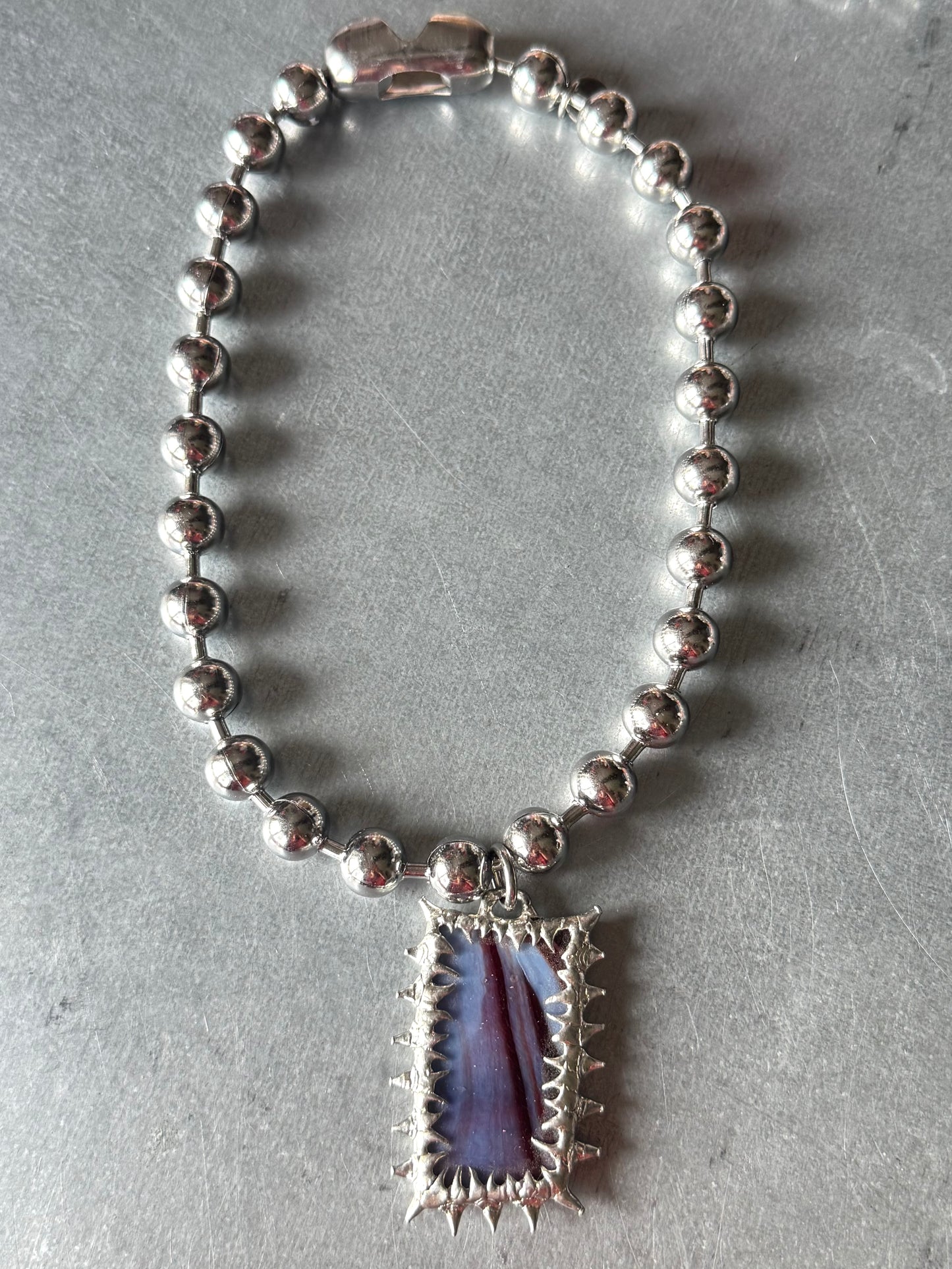 Stained Glass Collection: Elra | soldered Necklace