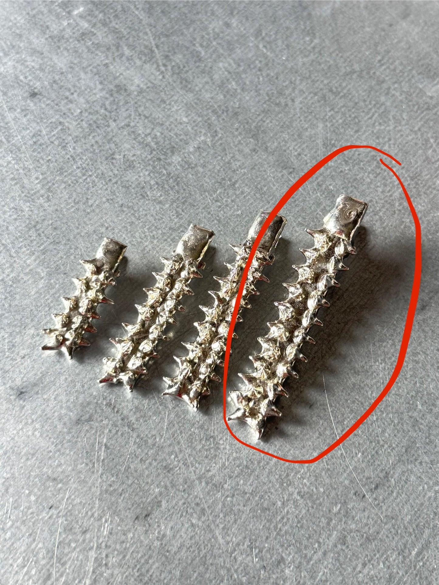 Plix | soldered hairclip