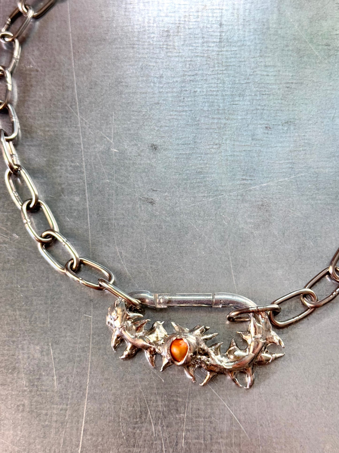Noys | soldered Carabiner Necklace