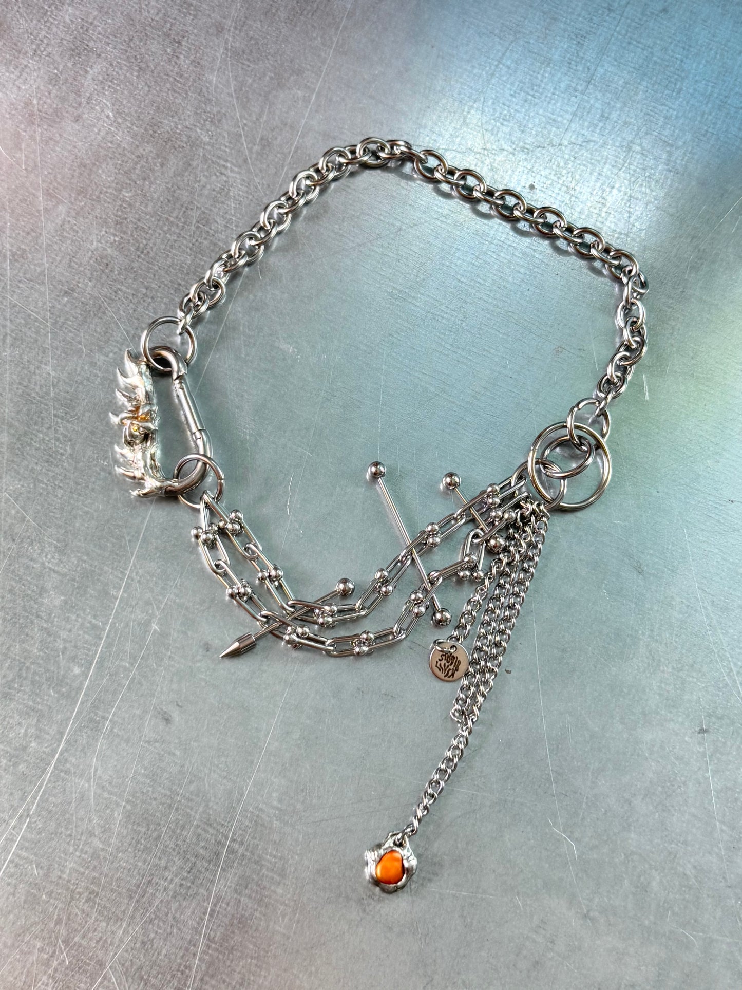 Aphbo | soldered Carabiner Necklace