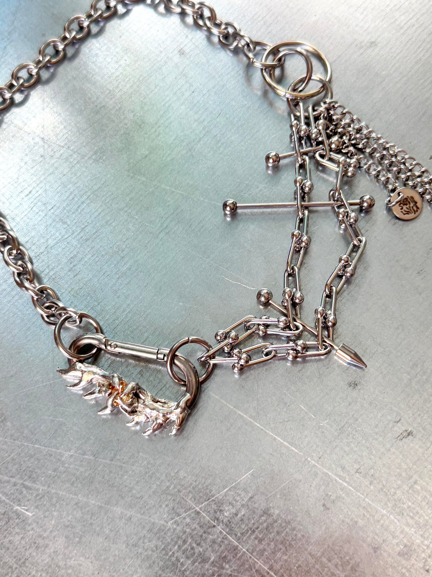 Aphbo | soldered Carabiner Necklace