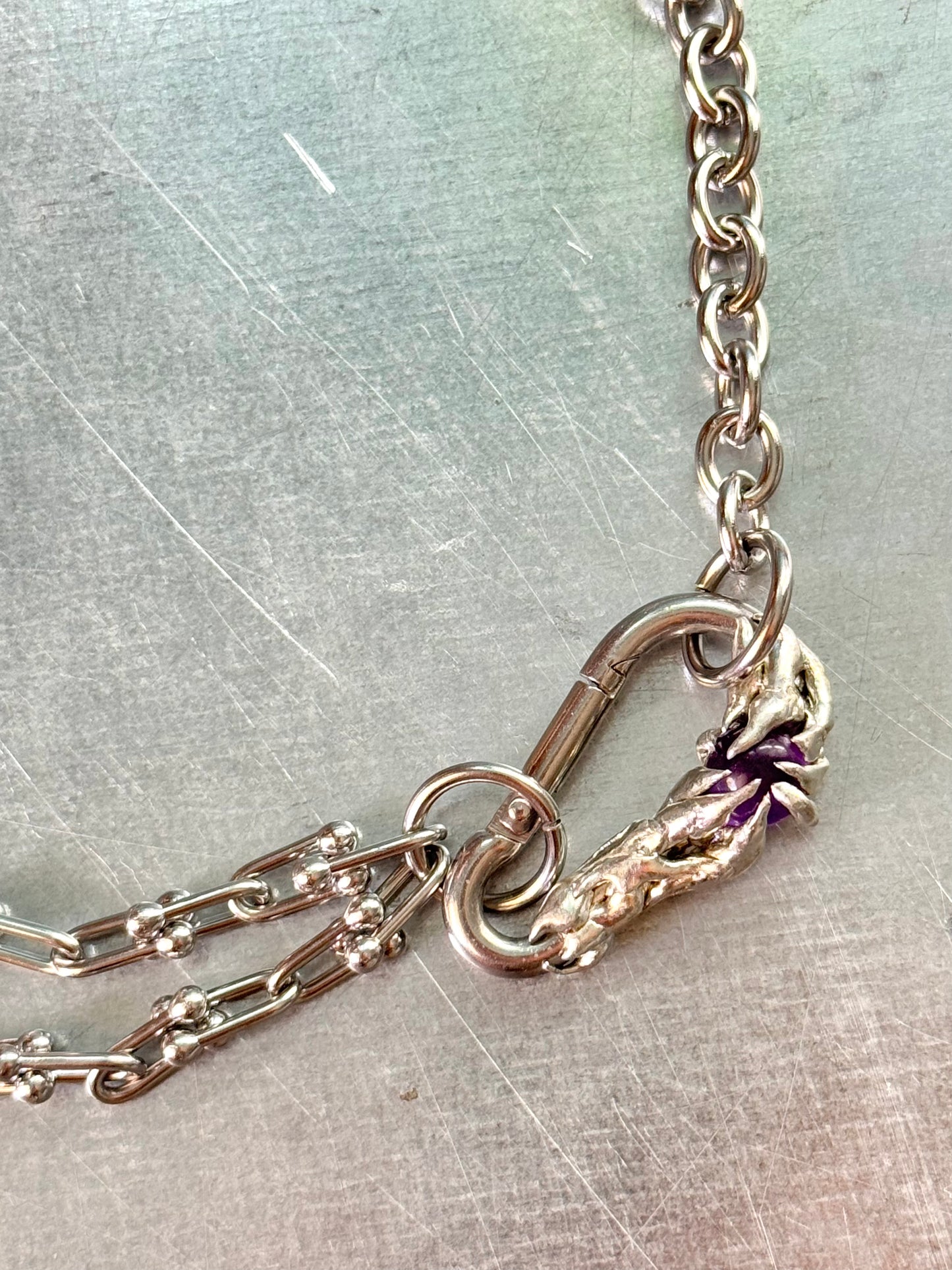 Fibawor | soldered Carabiner Necklace