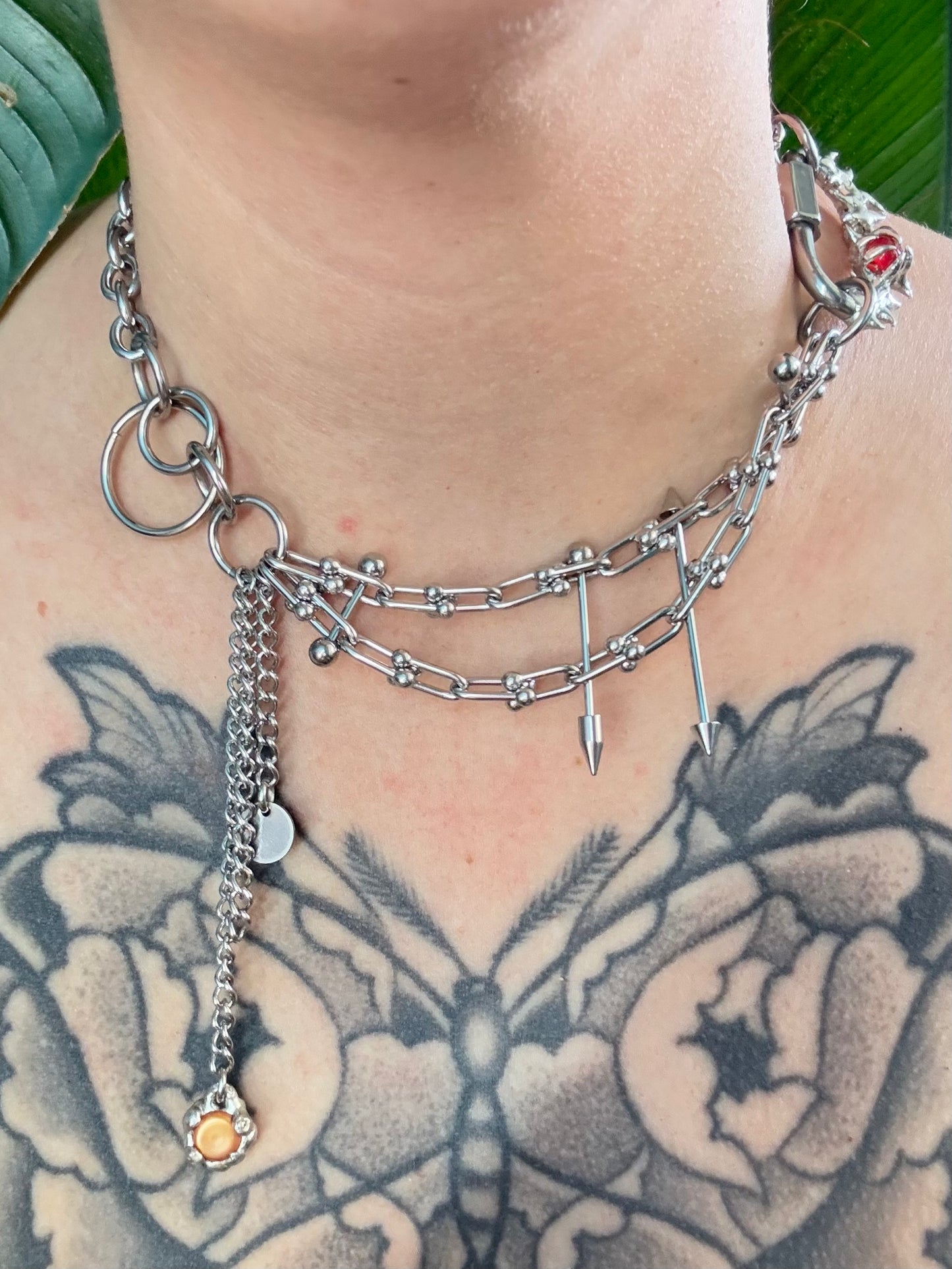 Thustu | soldered Carabiner Necklace