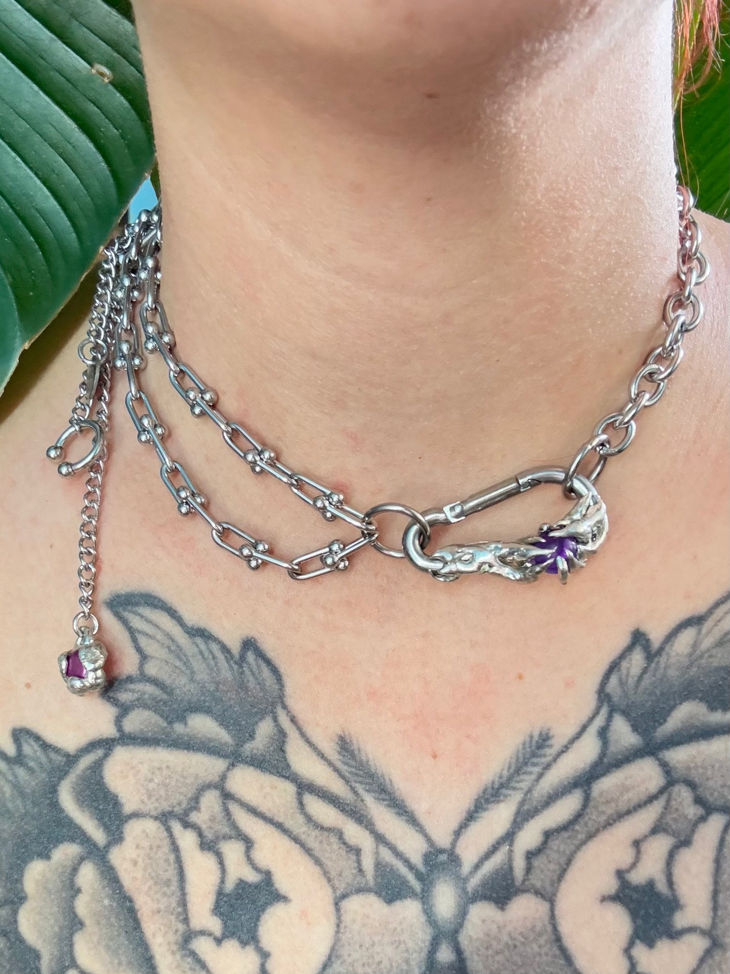 Fibawor | soldered Carabiner Necklace