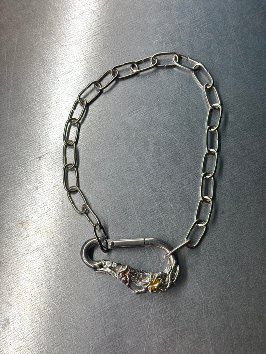 Exe | soldered Carabiner Necklace