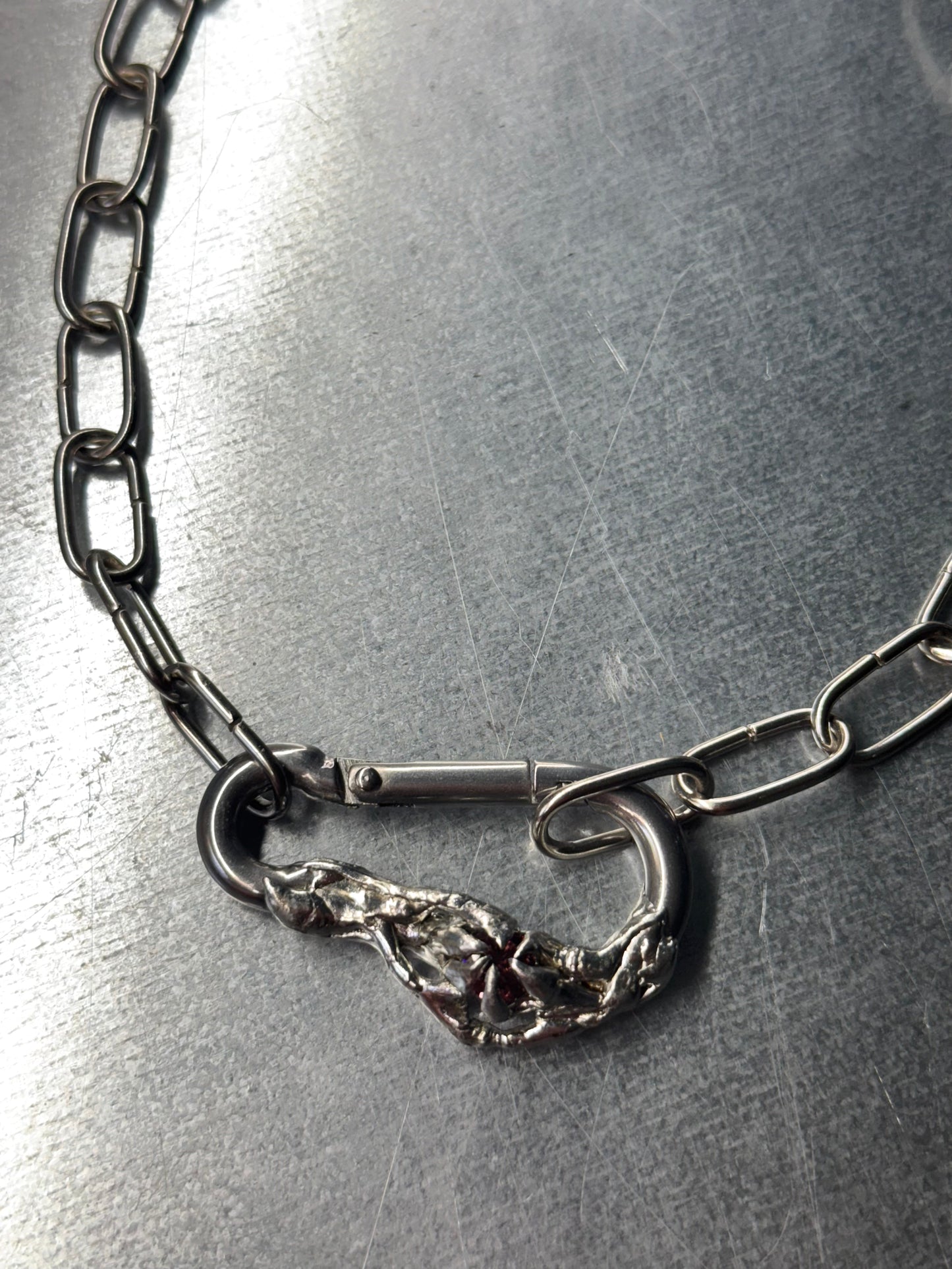 Obgu | soldered Carabiner Necklace
