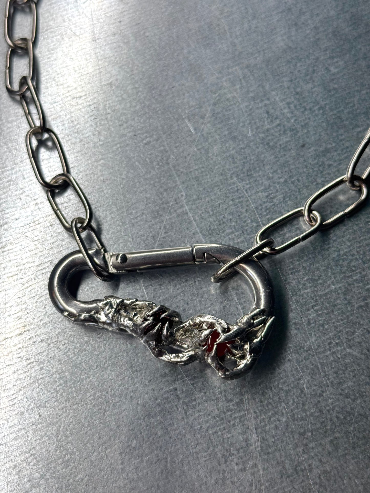 Amki | soldered Carabiner Necklace