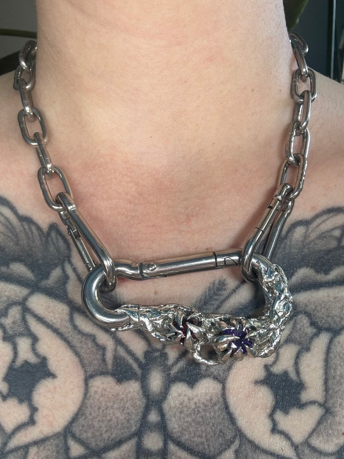 Axiom | soldered Carabiner Necklace