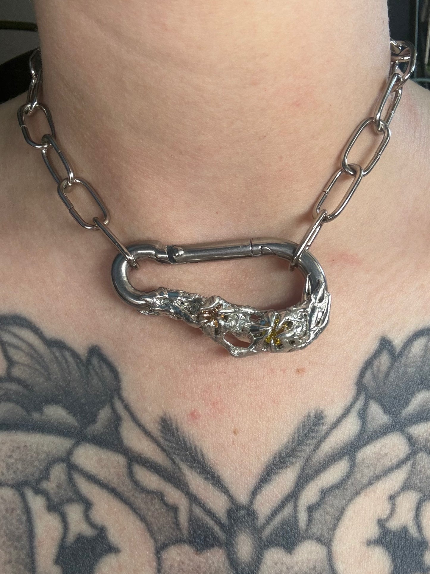 Exe | soldered Carabiner Necklace