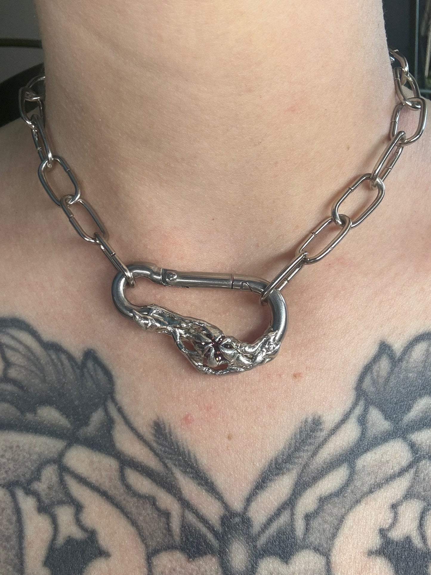 Obgu | soldered Carabiner Necklace
