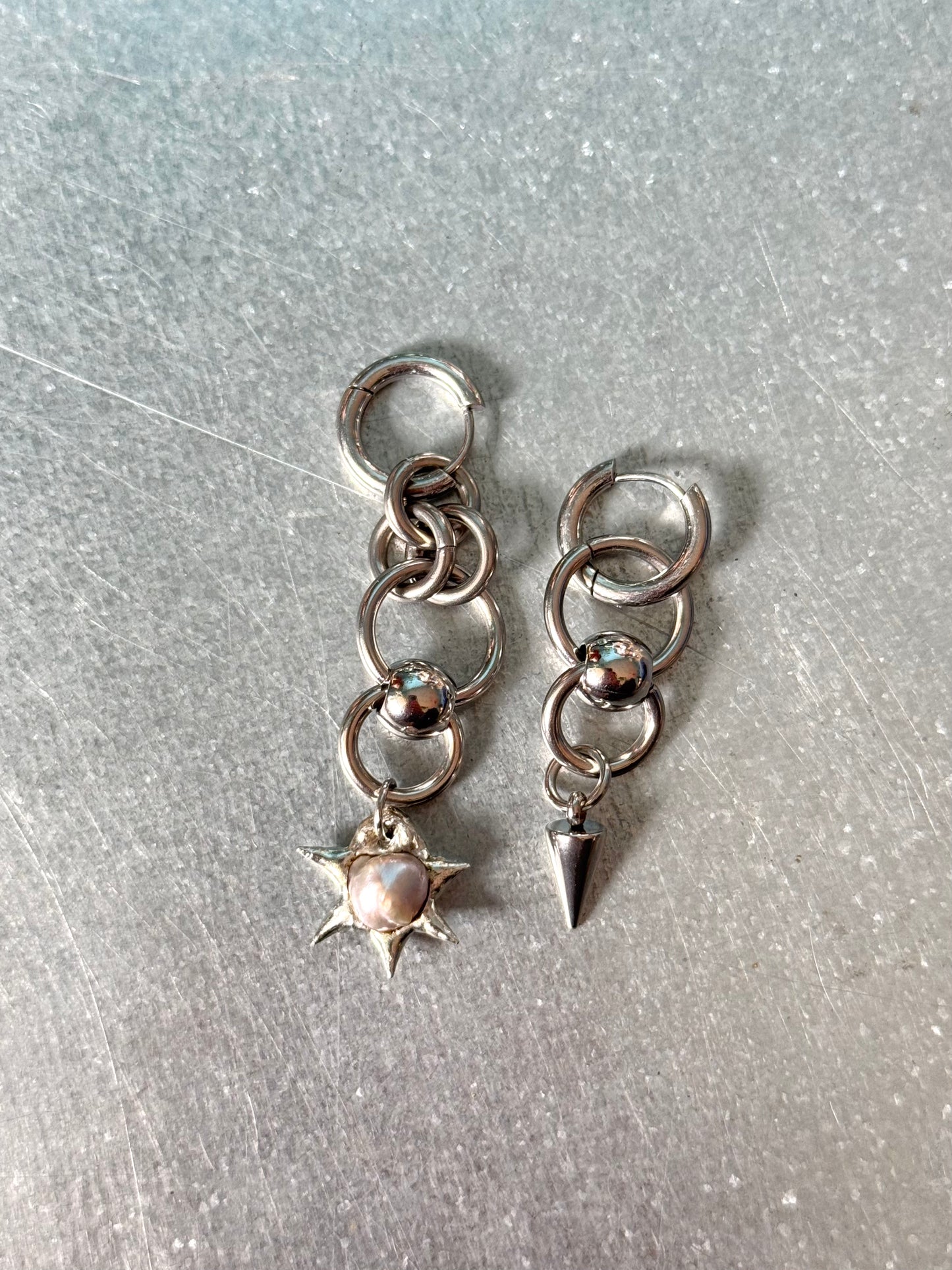 Vejjar | Chainmail Earring Pair