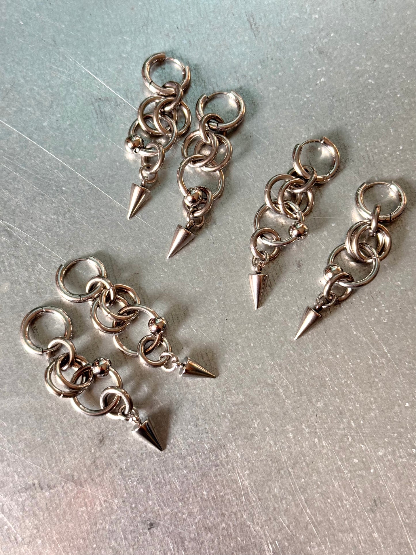 Zabeqa | Chainmail Earring Pair