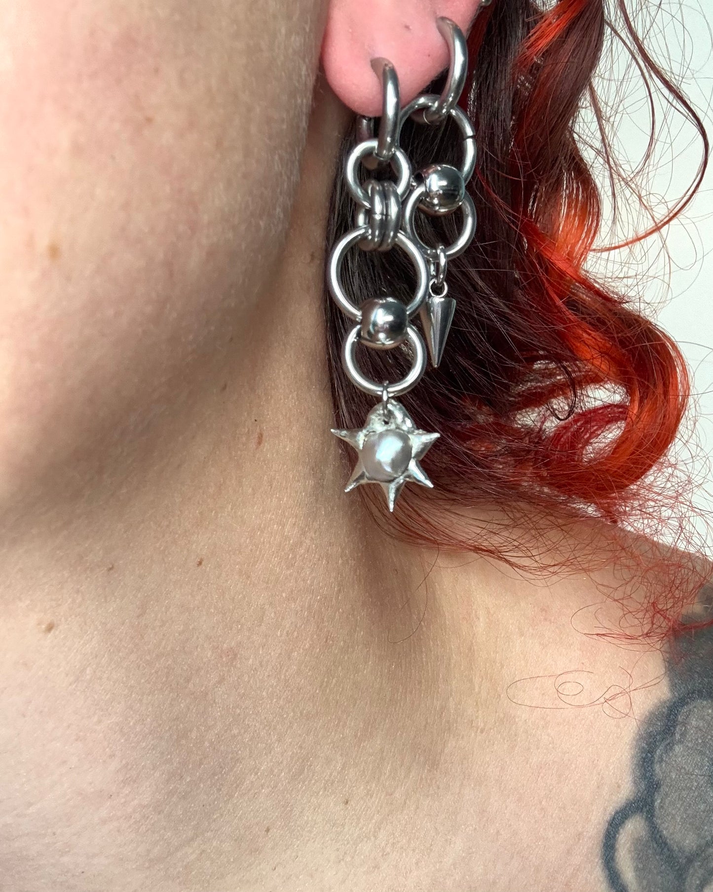 Vejjar | Chainmail Earring Pair