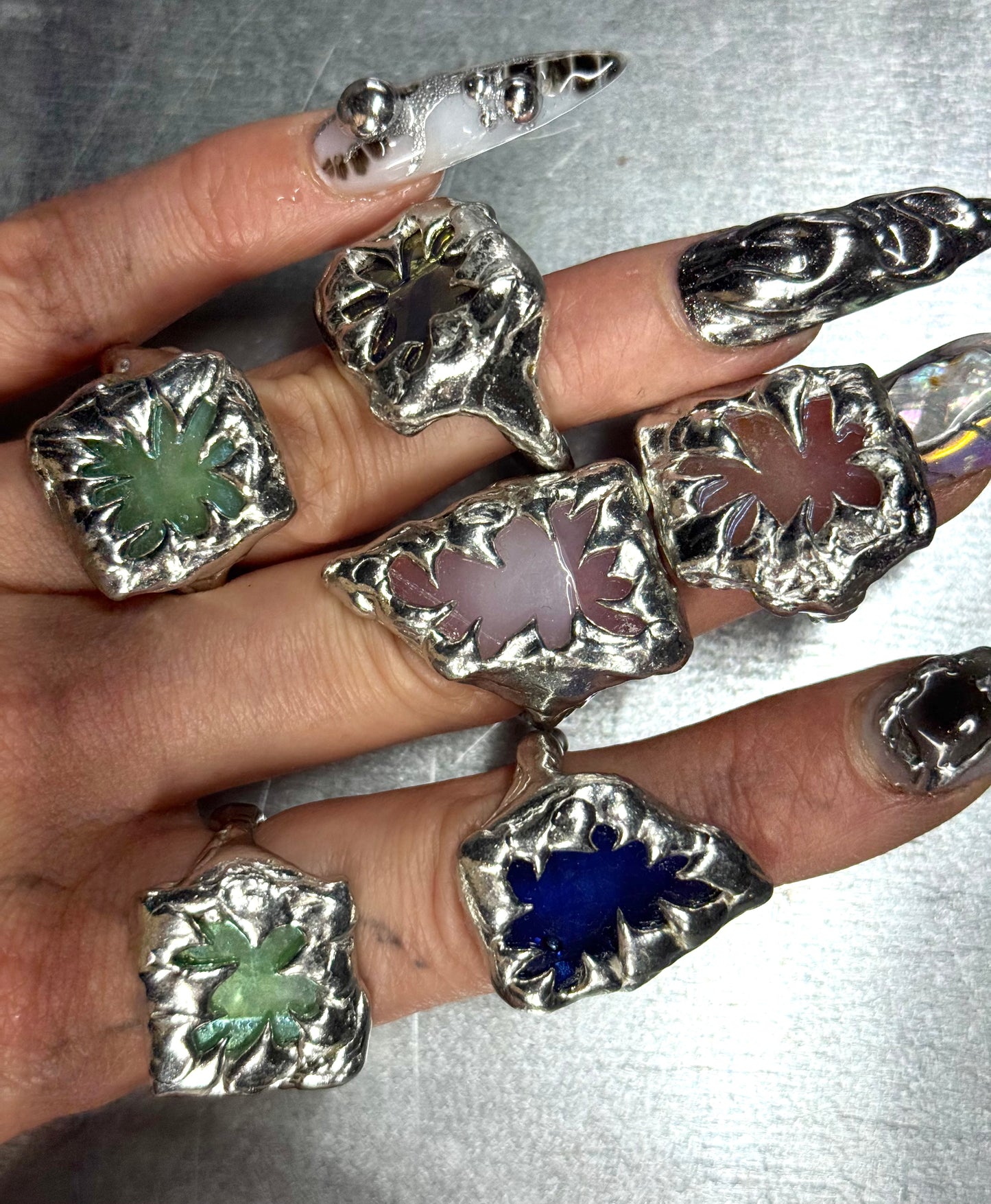 Stained glass | soldered Ring