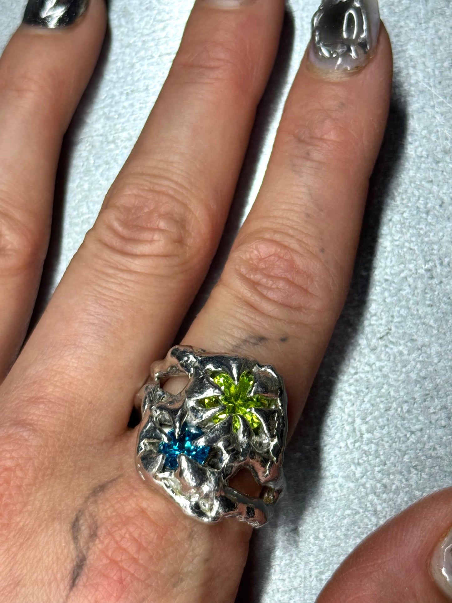 Zirconia Stone | soldered Ring