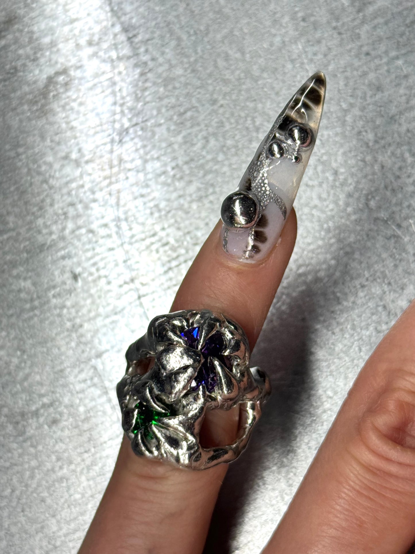 Zirconia Stone | soldered Ring