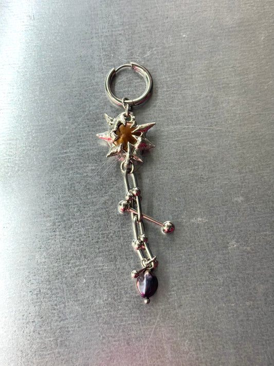 soldered Earring with piercings Phylida