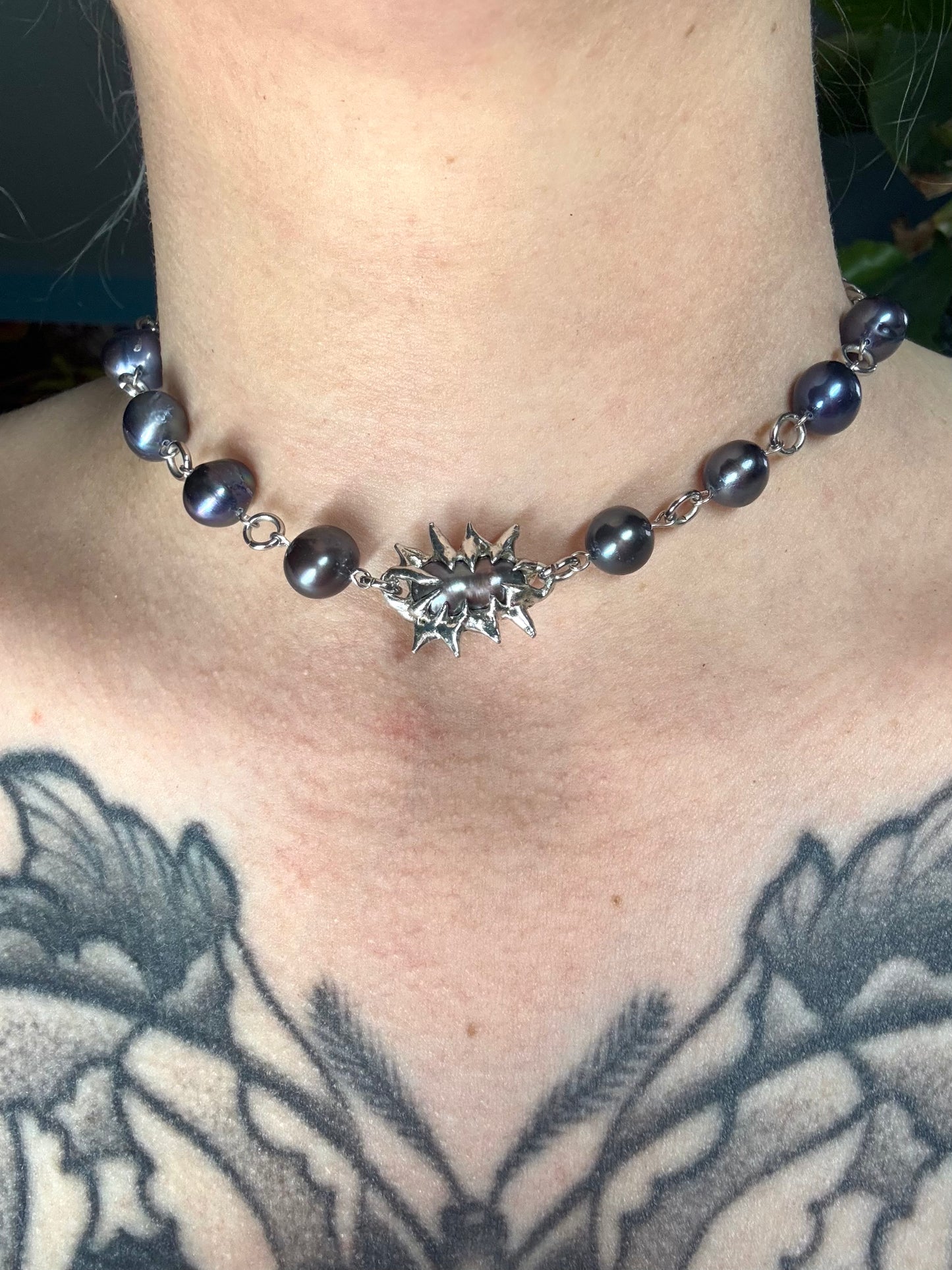 Predalien blue | soldered Necklace
