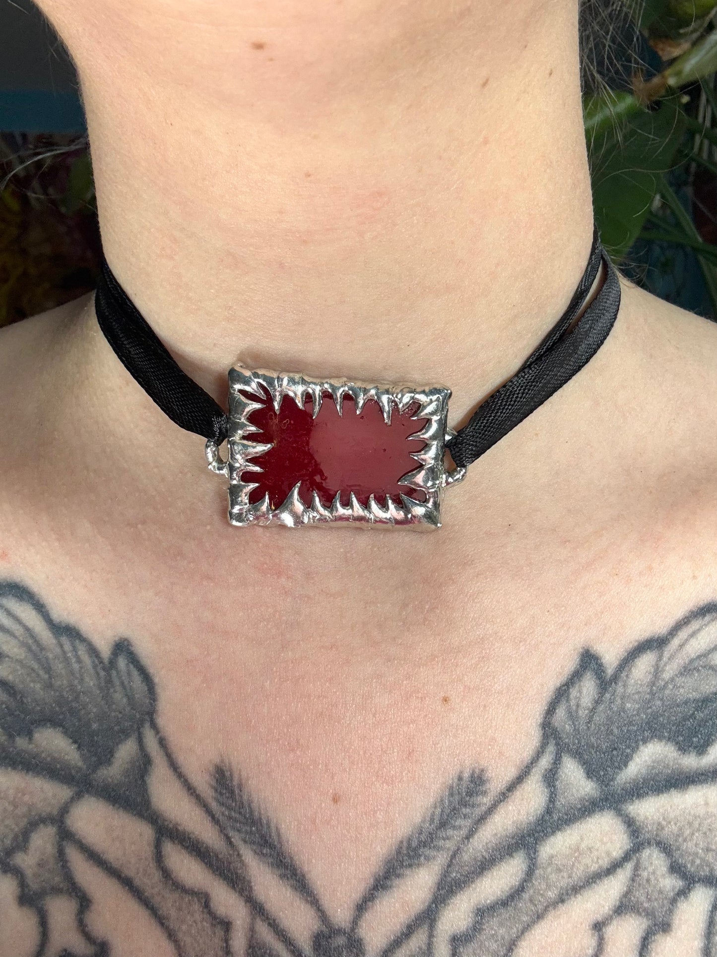 Stained Glass Collection: Aignie | soldered Necklace