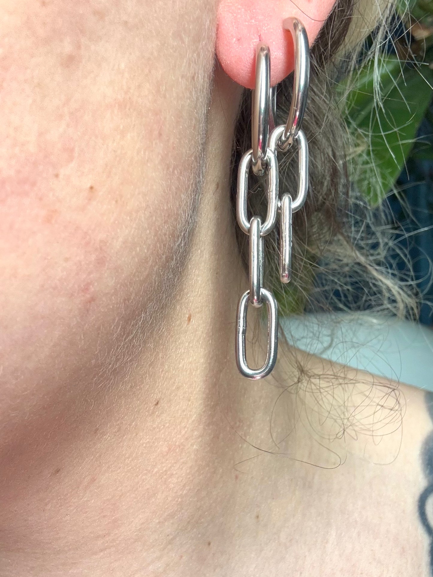 Asymetric Chains | Earring Pair