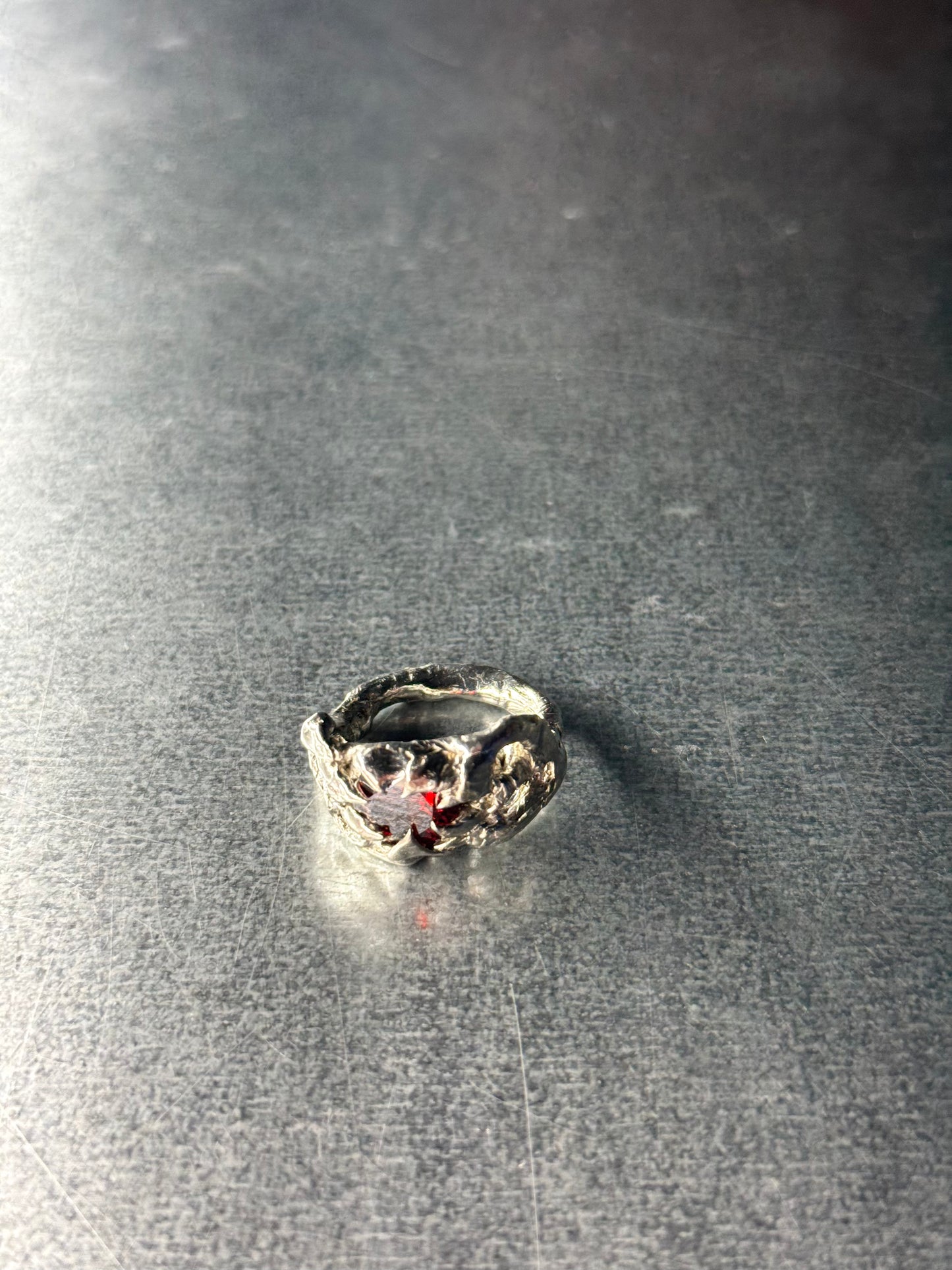 Anqran Zirconia Stone | soldered Ring