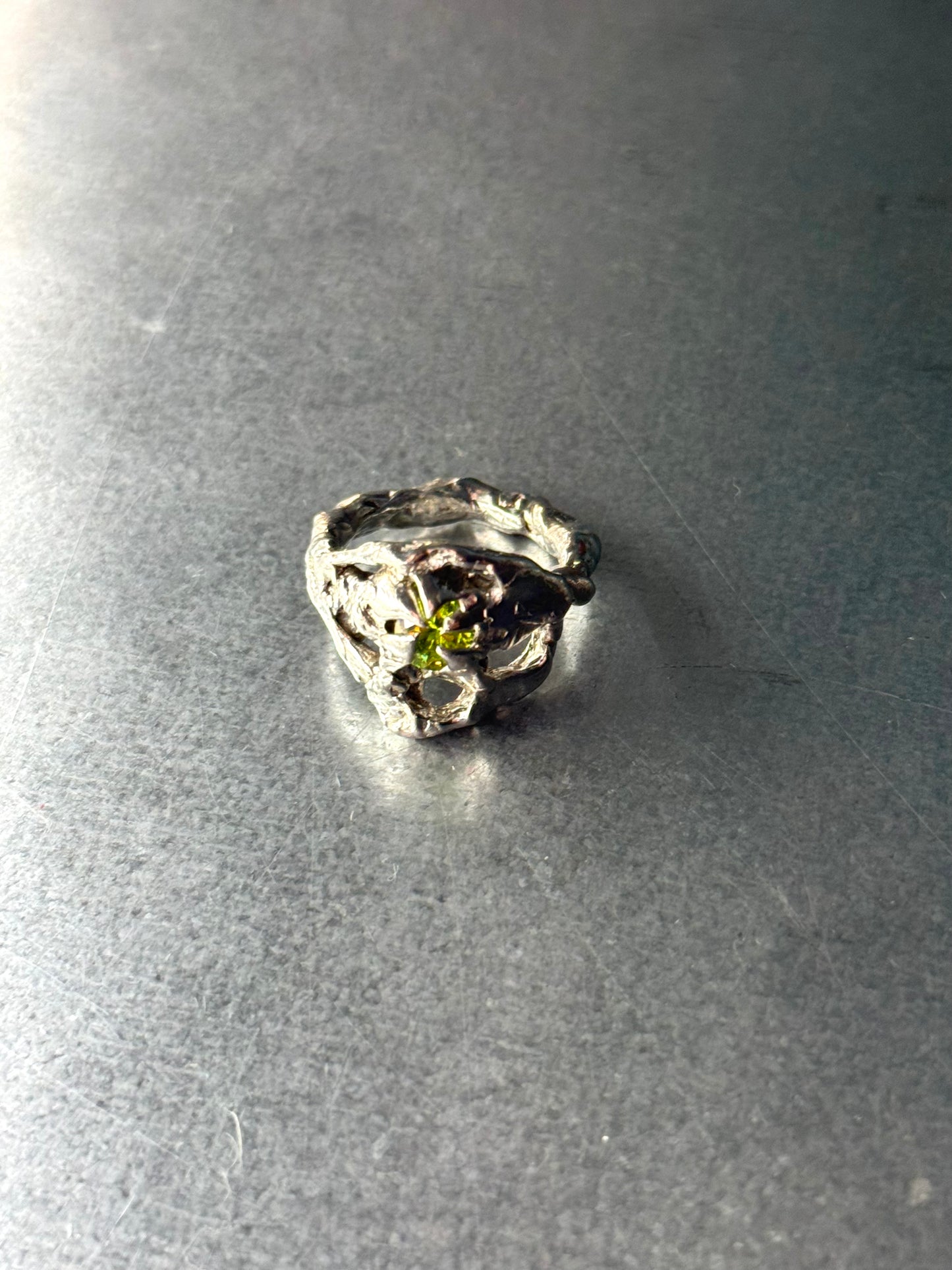 Anqran Zirconia Stone | soldered Ring