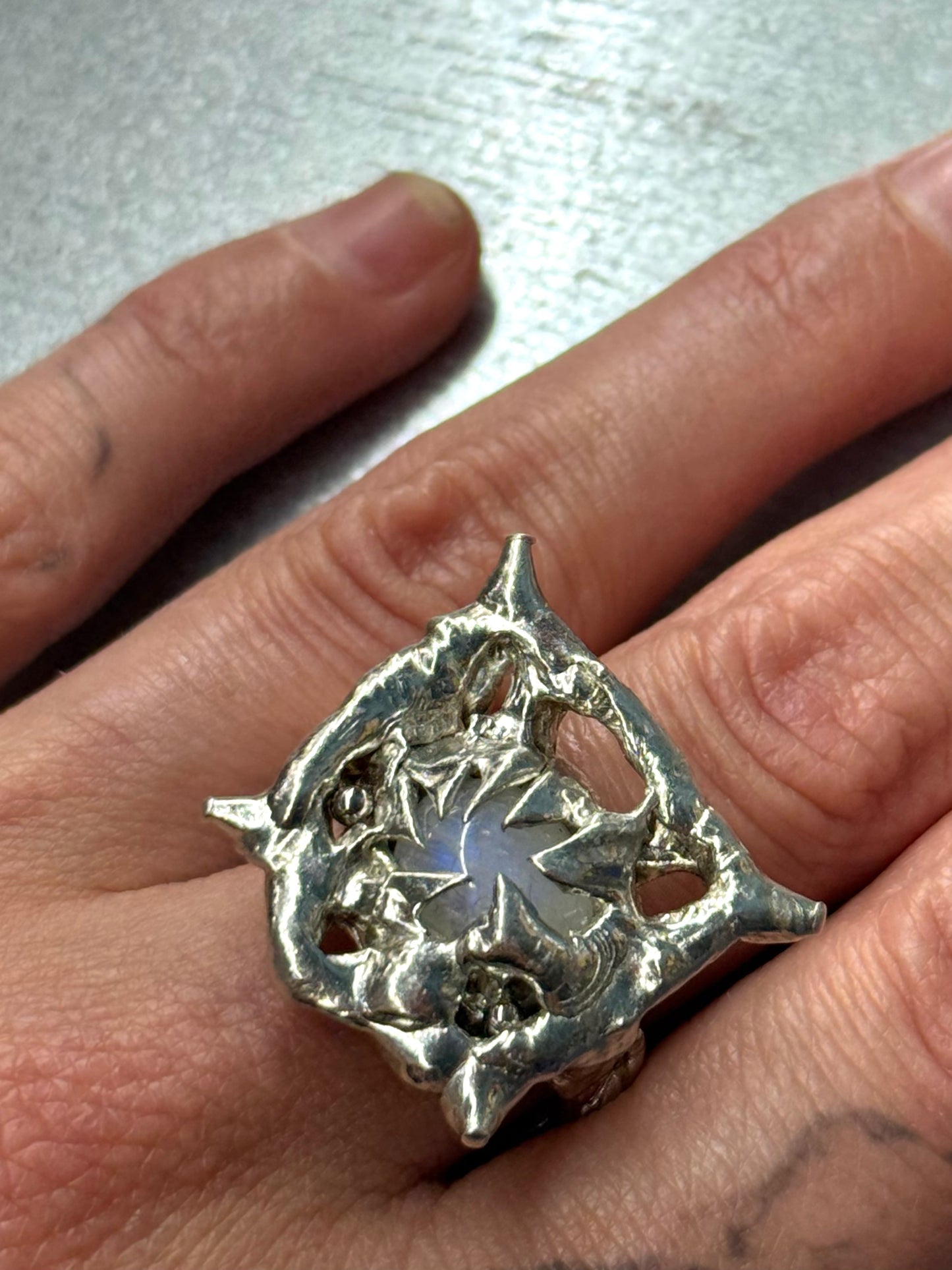 Lesads Moonstone | soldered ring