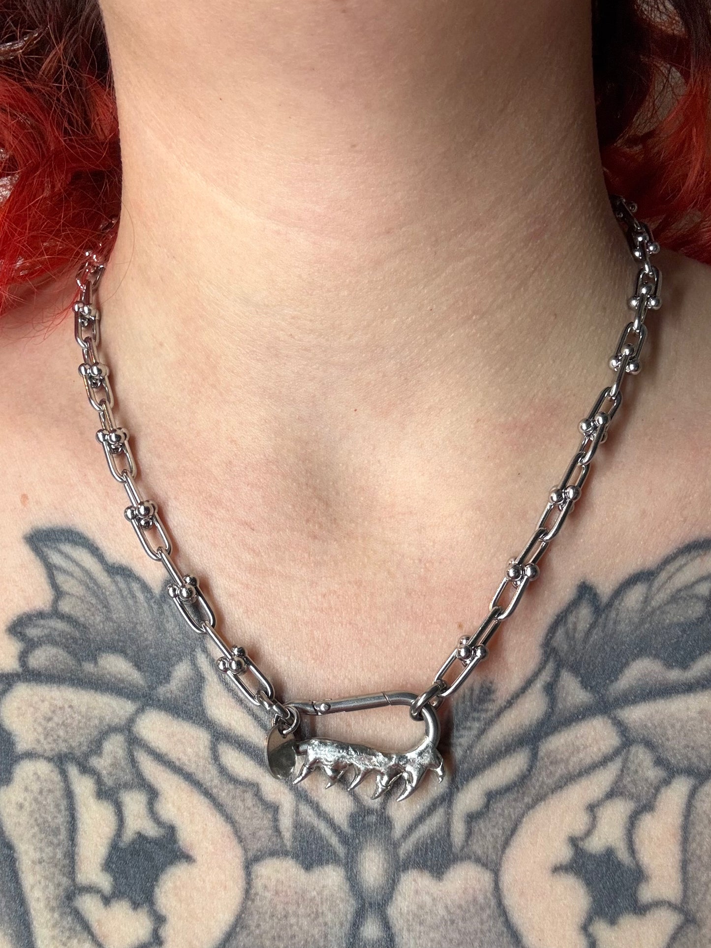 Khaeli | soldered Carabiner Necklace