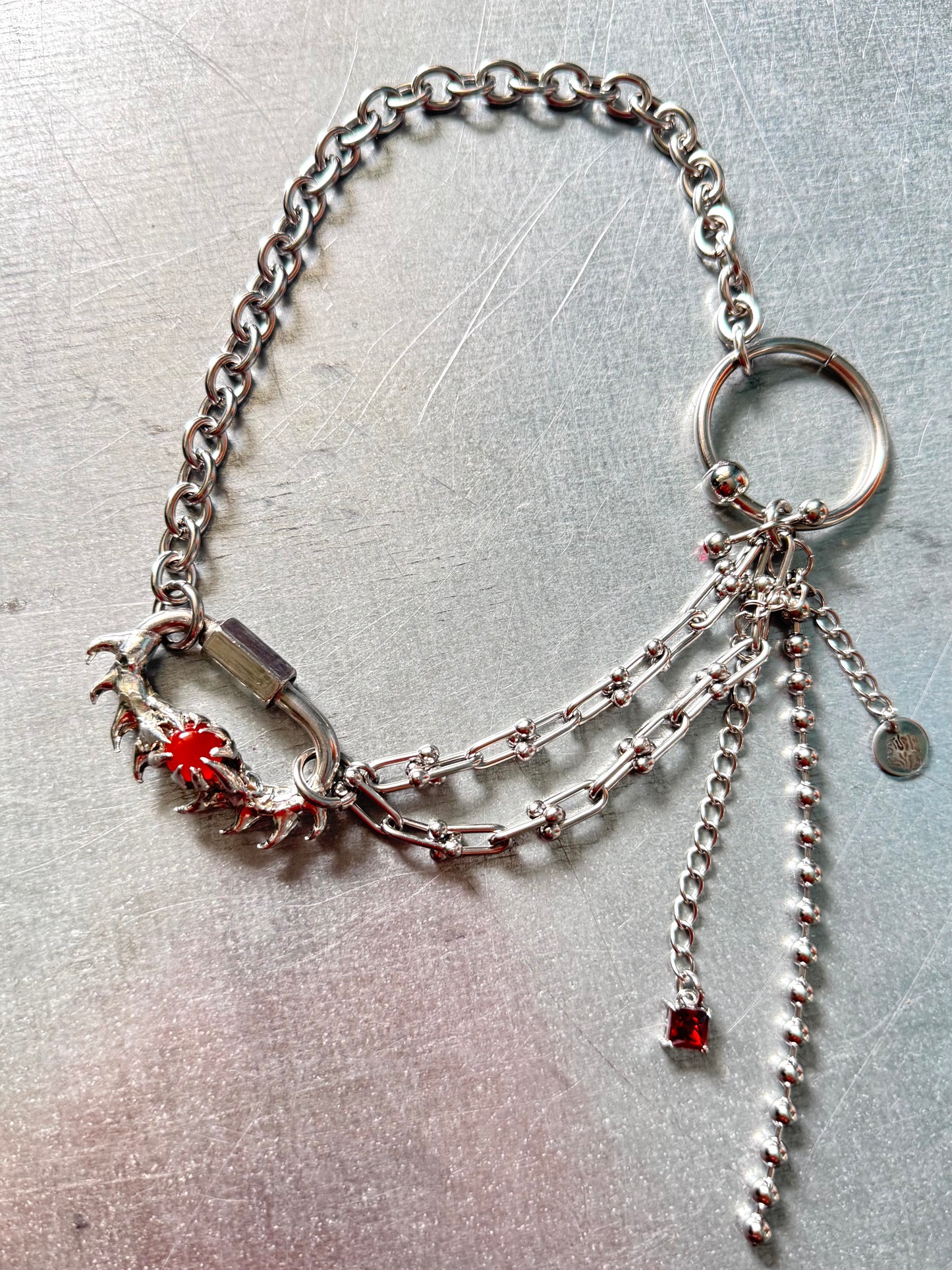 Lova | soldered Carabiner Necklace