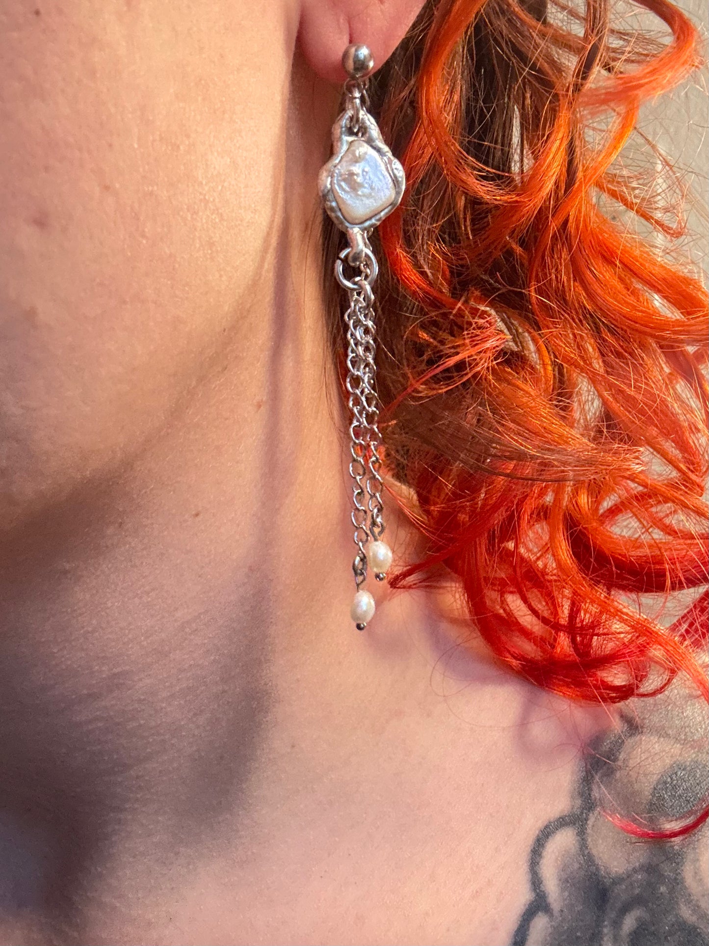 Neya | soldered Earring