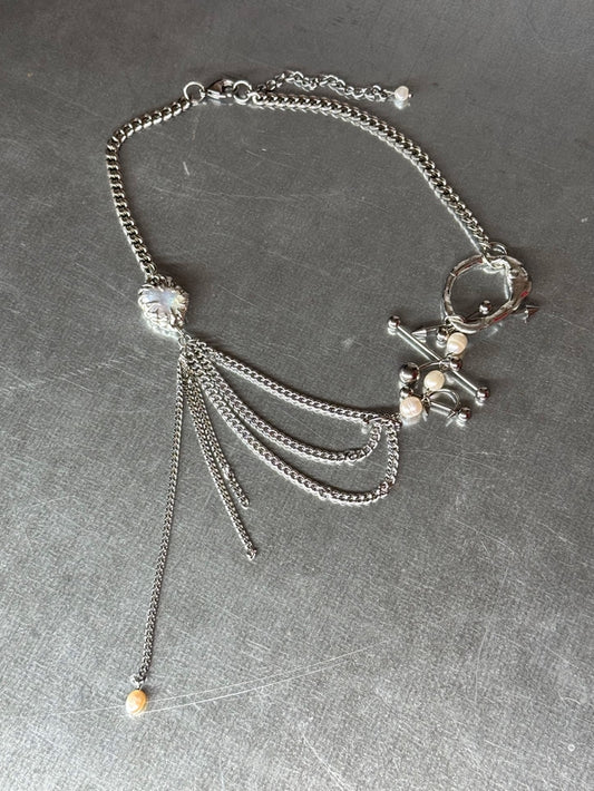 Piercing soldered necklace | Taecza