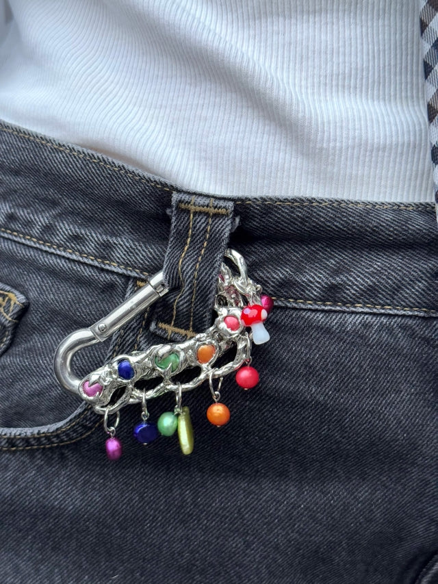 Ruvva | Rainbow soldered Carabiner size L