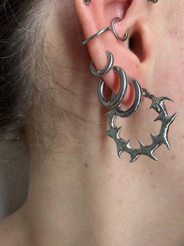 Skalder 25mm| soldered Earring