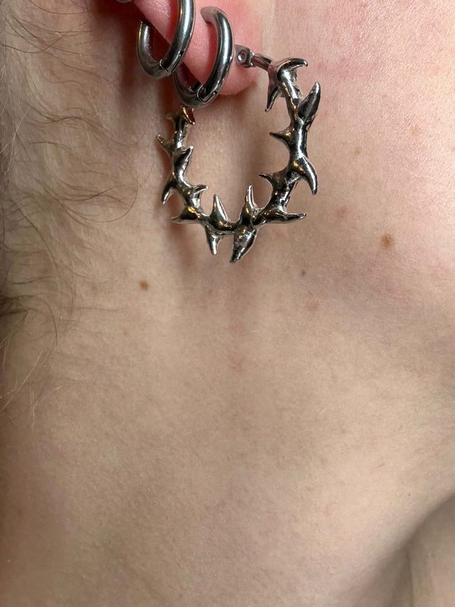 Skalder 30mm | soldered Earring