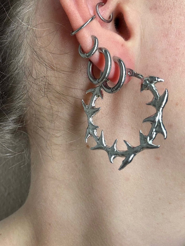 Skalder 35mm | soldered Earring