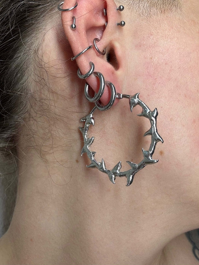 Skalder 40mm | soldered Earring