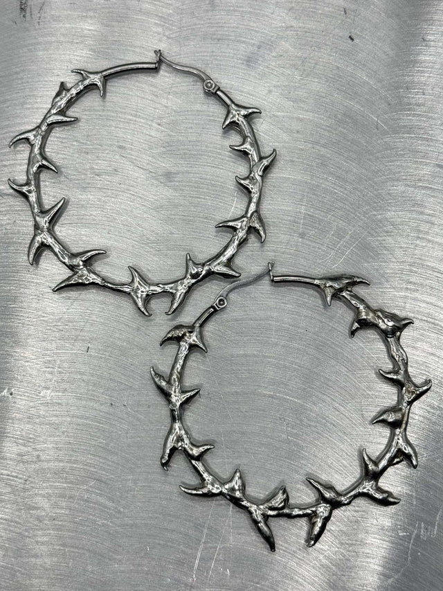 Skalder 50mm | soldered Earring