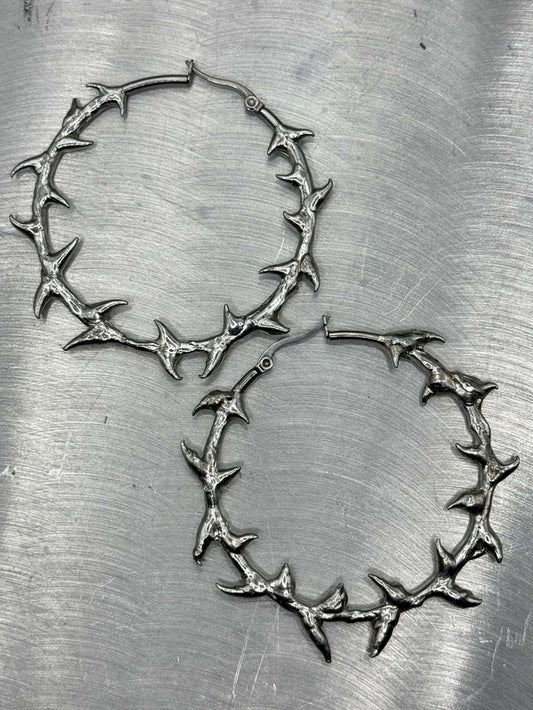 Skalder 50mm | soldered Earring