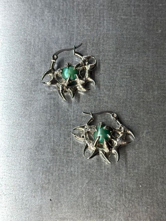 Skrull turquoise| soldered Earring