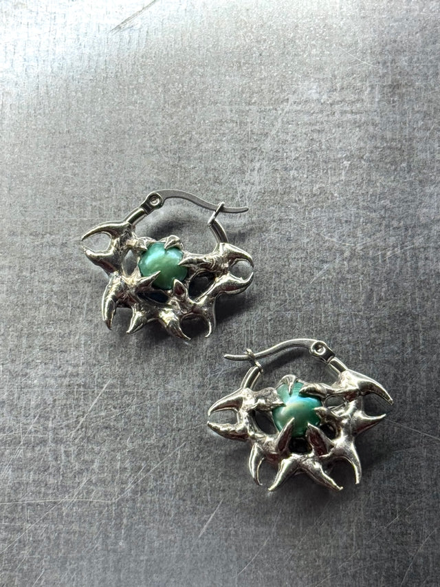 Skrull turquoise| soldered Earring