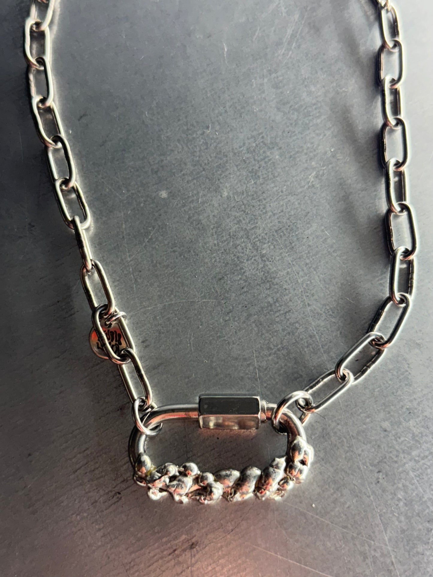 Thrixa | soldered Carabiner Necklace